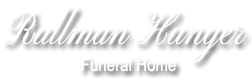 Rullman-Hunger Funeral Home logo.